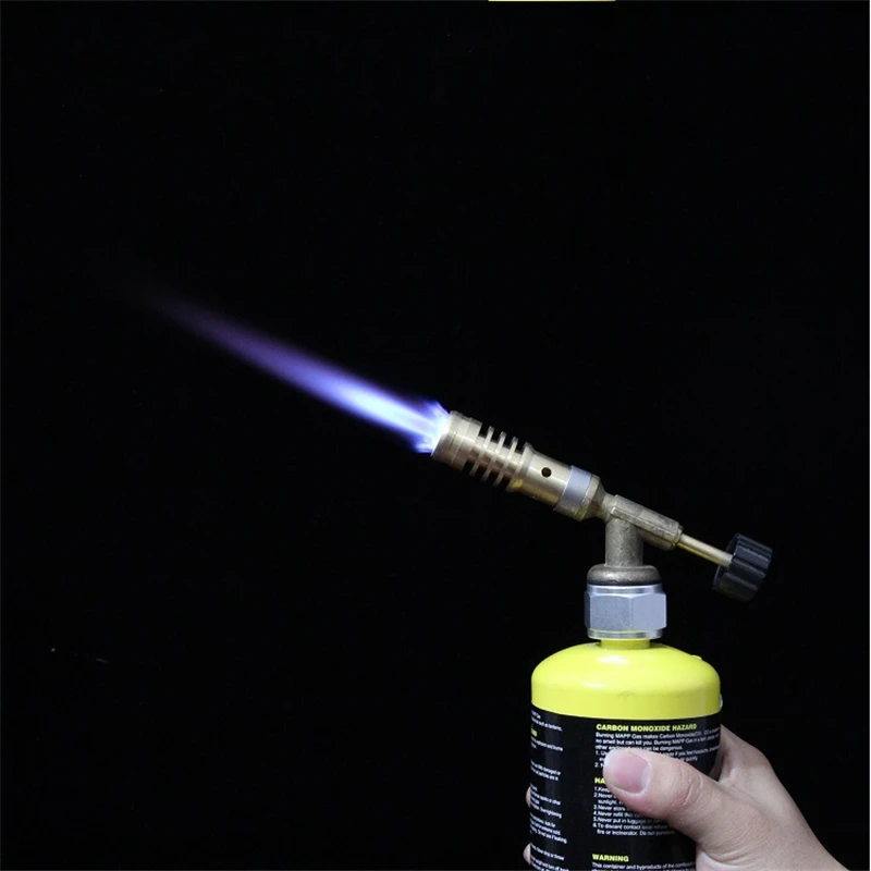 Welding Torch Oxygen-Free Welding Torch American One-Pound Propane Gas Cylinder Portable Torch With Hose US Brass Structure