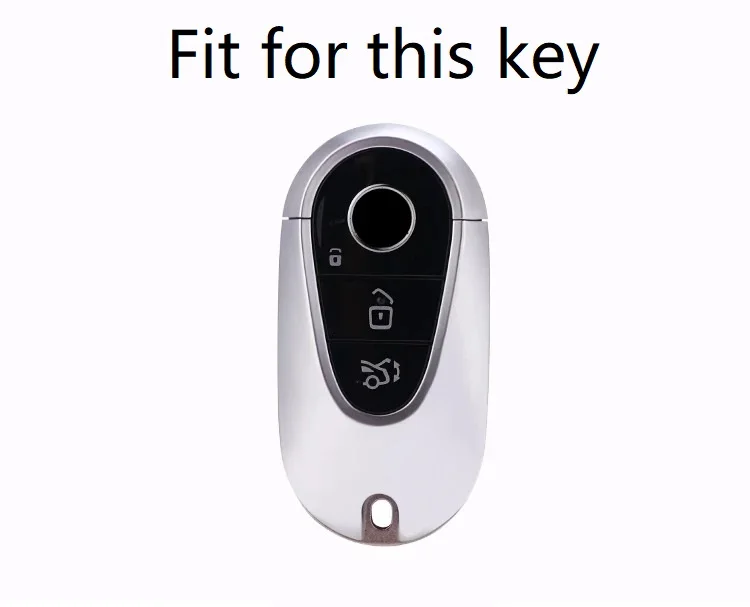Leather Car Remote Key Fob Case Key Cover For Mercedes Benz 2021 C Class S Class W223 S350 S400 S450 S500 C200 C260 2021
