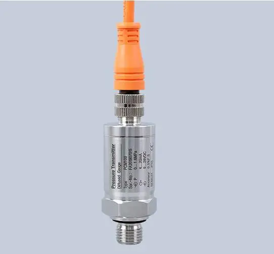 

PCM100 M12 Industrial Plug-in Pressure Transmitter IP67 Protection 4-20mA Aviation Plug Pressure Transmitter