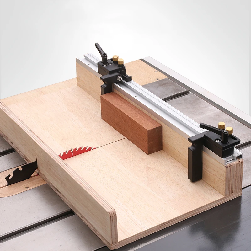 Rail En T 45 Mm 800 Mm – Guide à Onglets Aluminium Avec Échelle Pour Scie à Table & Routeur