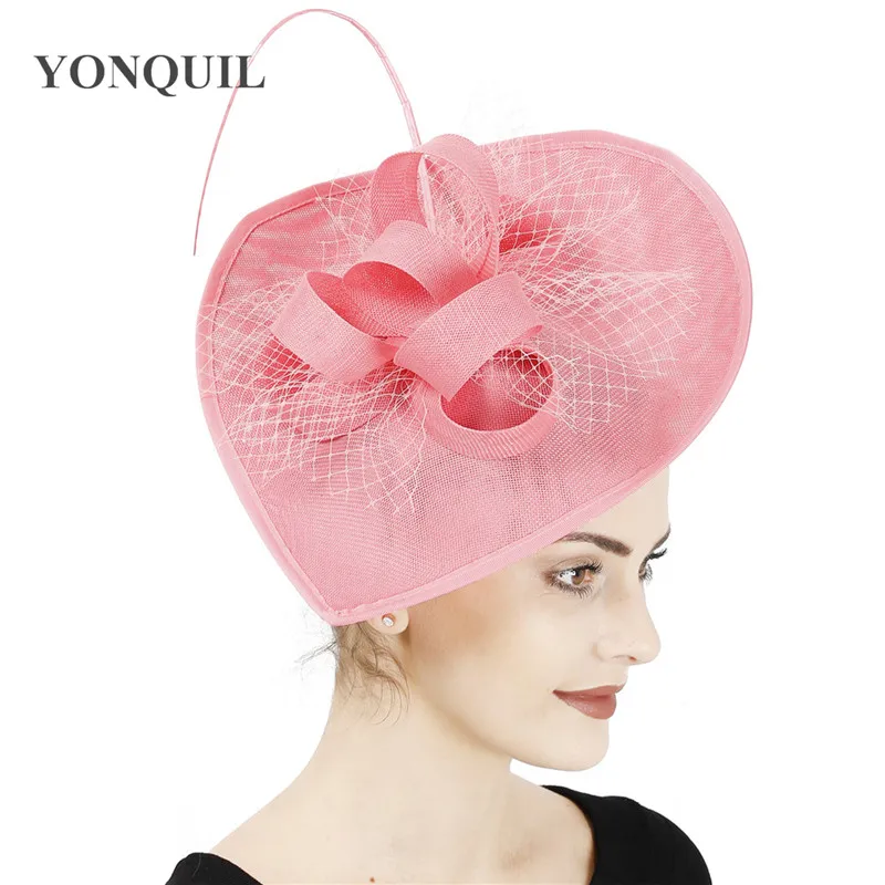 Bandeau de Sauna en Maille pour Femme, Magnifique Grand Chapeau de Mariage, Accessoires de Cheveux Élégants pour les Patients