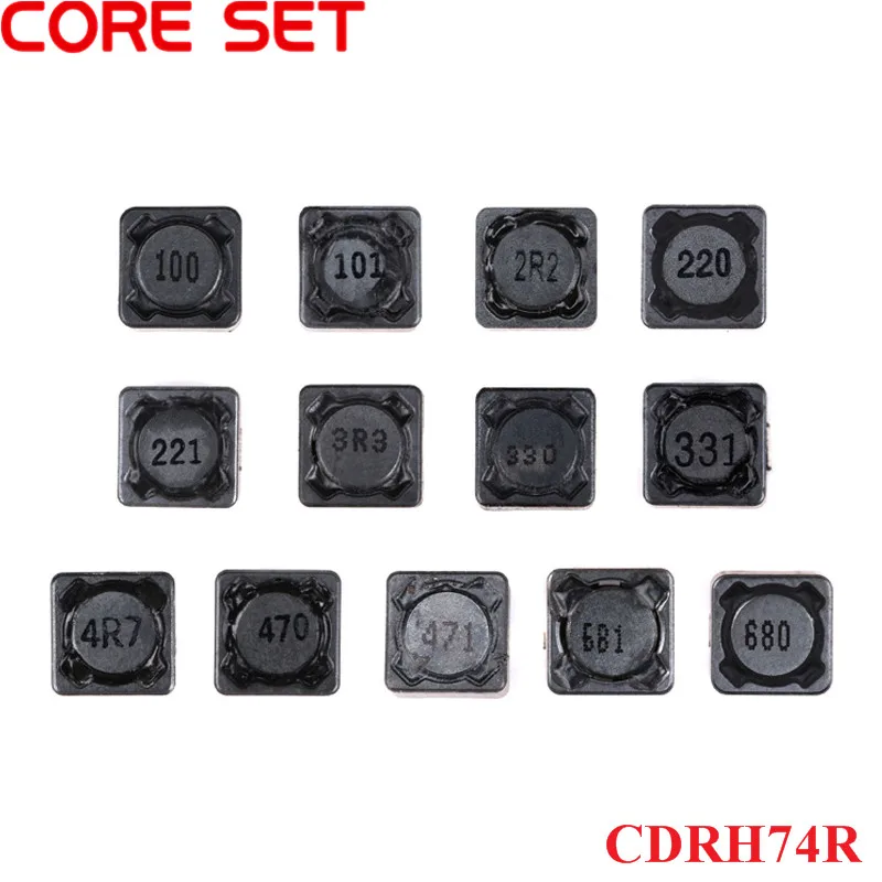 10PCS CDRH74R Induttanza Filo Avvolto Chip Induttore Schermato 2.2/3.3/4.7/10/22/33 /47/68/100/220/330/uh 7*7*4 millimetri di Potenza SMD induttore