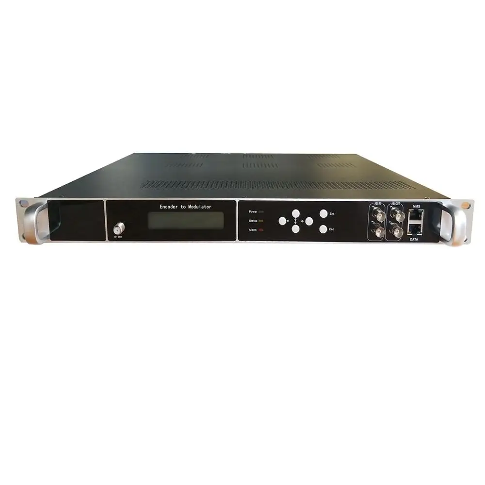 HD encoder modulator 16-channel HDMI to RF DVB-T DVB-C ATSC ISDBT IP ASI input TV system front-end equipment HDMI to ip