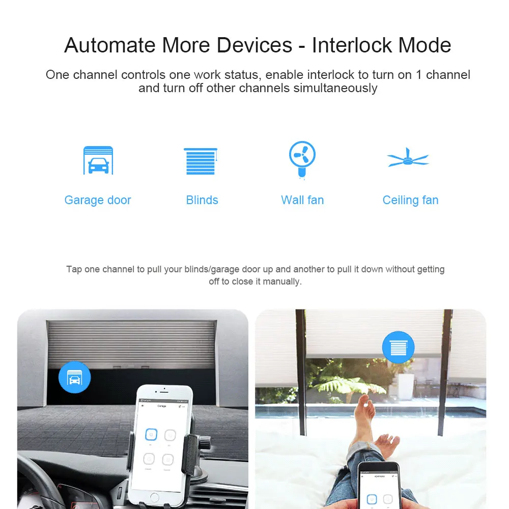Itead Sonoff 4CH R2 умный Wifi переключатель 4 банды умный дом пульт дистанционного управления выключатель света din-рейка реле работать с Алиса Alexa Google Home