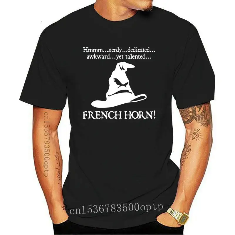 Men T Shirt The Sorting Hat Selects The French Horn Women t-shirt