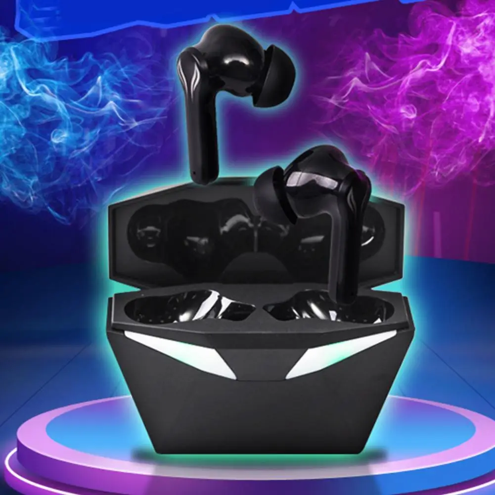 2Pcs YX 01 Wireless Earbuds Ergonomic Stereo In ear LED Box TWS Bluetooth 5 0 Gaming Earphones for Gamer for iPhone