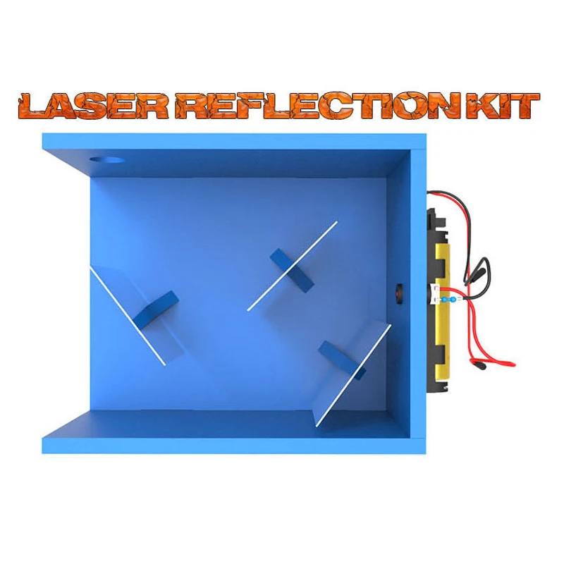 Experimento de ciências da escola primária tecnologia de brinquedos de pequeno produção diy equipamento de primária guerra de luz