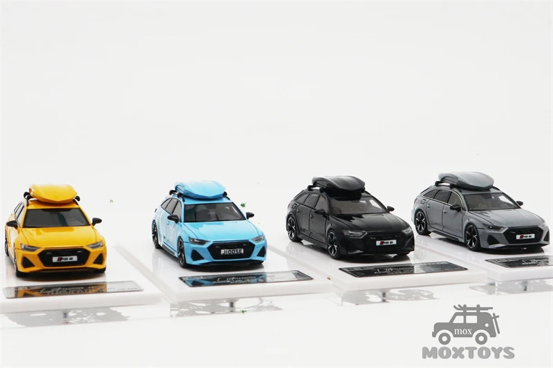 Refine Emotion RE 1:64 RS6 Avant RS C8 GRAY Resin Car