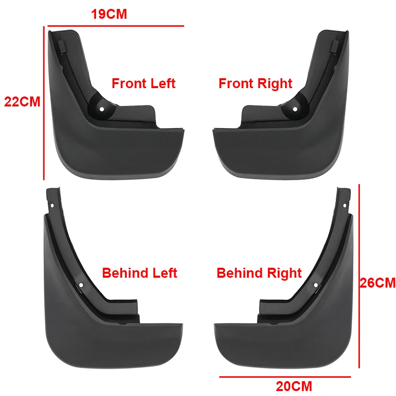 Car Mudflap For AUDI A6 C6 Sedan Saloon 2004-2011 Flap Fender Mud Guard Splash Flaps Mudguard Protector 2010 2009 2008 2007 2006