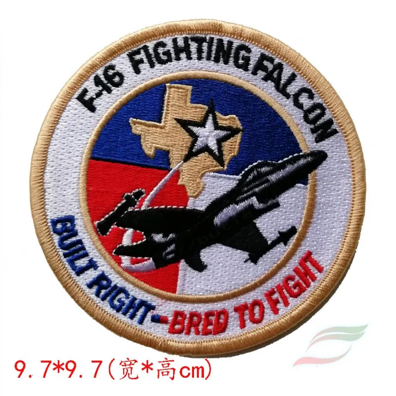 World War II Flying Tigers Space Shuttle Embroidery Cloth Sticker Large Badge Clothes Vest Leather Patch   D225