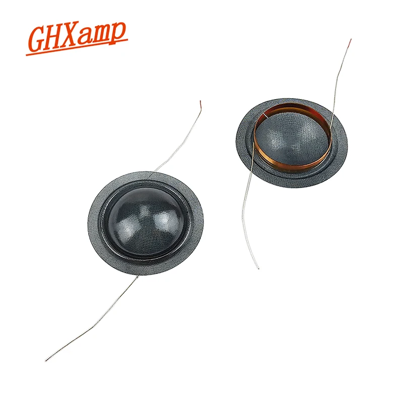 GHXAMP 28mm 4OHM Translucence Dome Tweeter Speaker Voice Coil Treble Sound Diaphragm KSV Skeleton Repair Audio Parts 2pcs