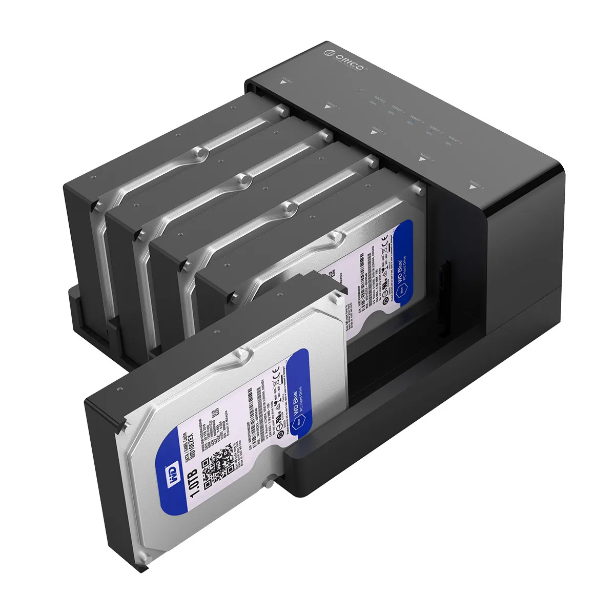 ORICO 5 Bay USB 3.0 to SATA 2.5/3.5 Inch HDD Docking Station Hard