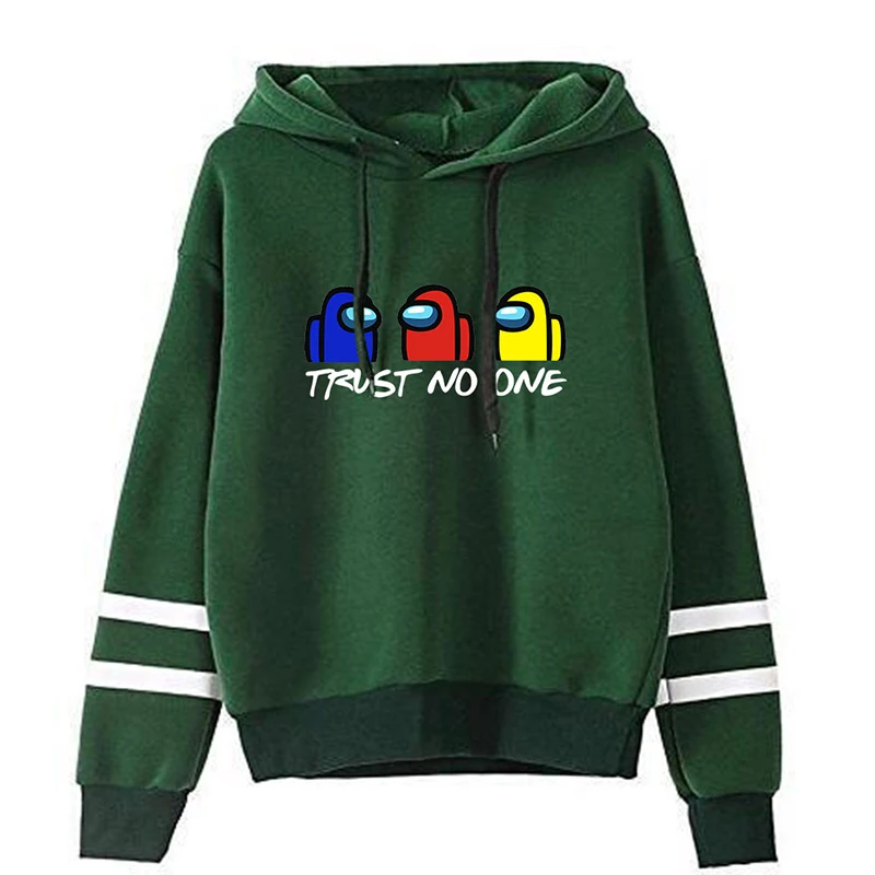 

Cartoon Design Trust No One Hoodies Sweatshirts Fashion Hip Hop Men Women Hooded Pullover Casual Couple Long Sleeve Hoodie Tops