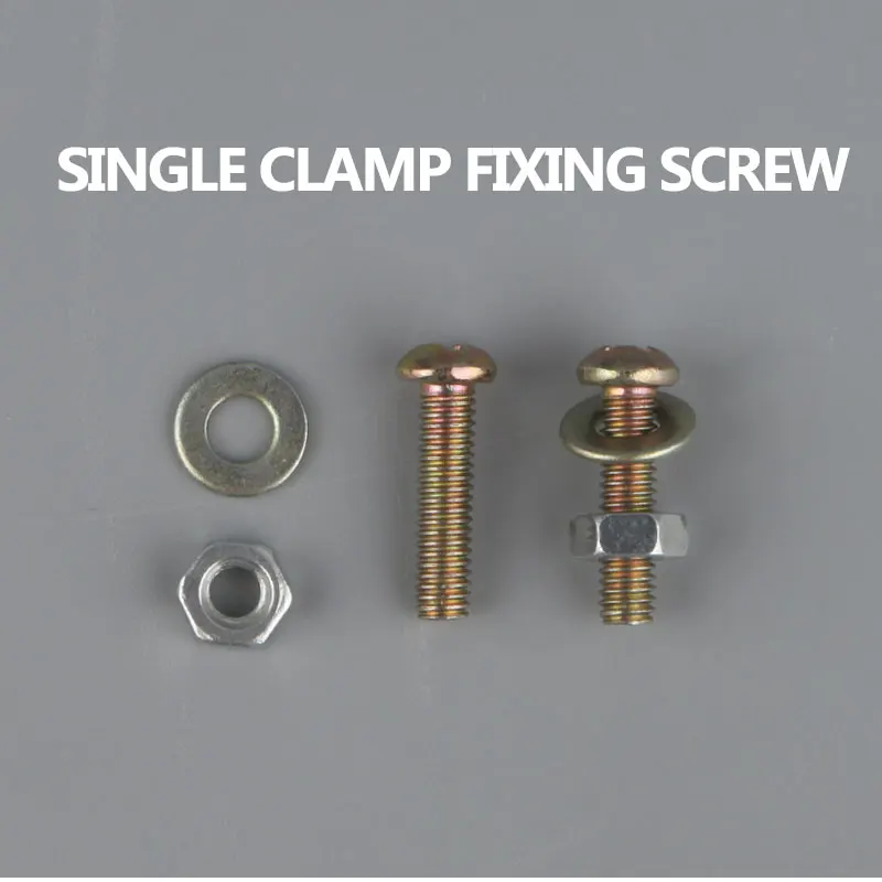 通貨浄水器シングルクリップネジ4ミリメートル * 12ミリメートルフィルター要素固定クリップシムとブラインドナットクロス丸頭