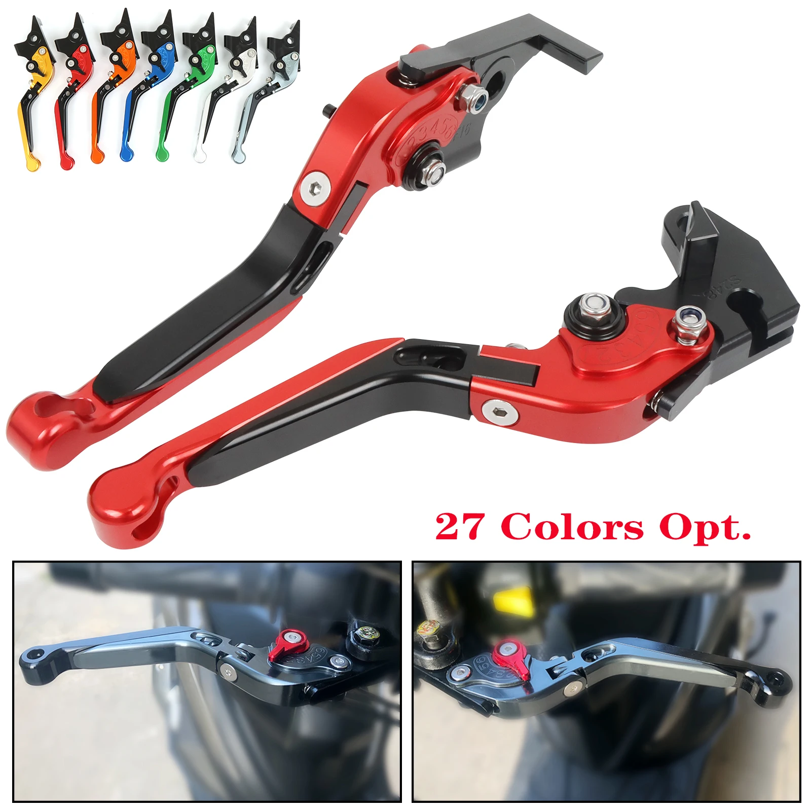 

For Trident 660 2020 2021 2022 2023 Trident660 Aluminum Adjustable Folding Extendable Brake Clutch Lever Motorcycle Accessories