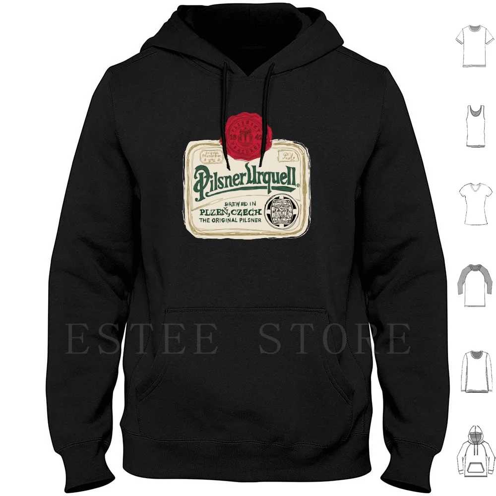 Pilsner Urquell Pop sudaderas con capucha de manga larga Pilsner Pilsener Urquell Plzen checo Pilsner Bier cerveza Original Pilsner