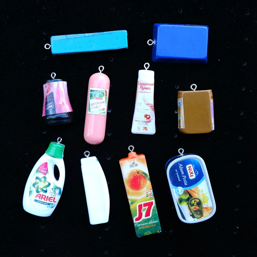 Kawaii Shampoo Food Charms  Bracelets Necklace Earring   Jewelry Making Flat Back Cabochon  Pendants