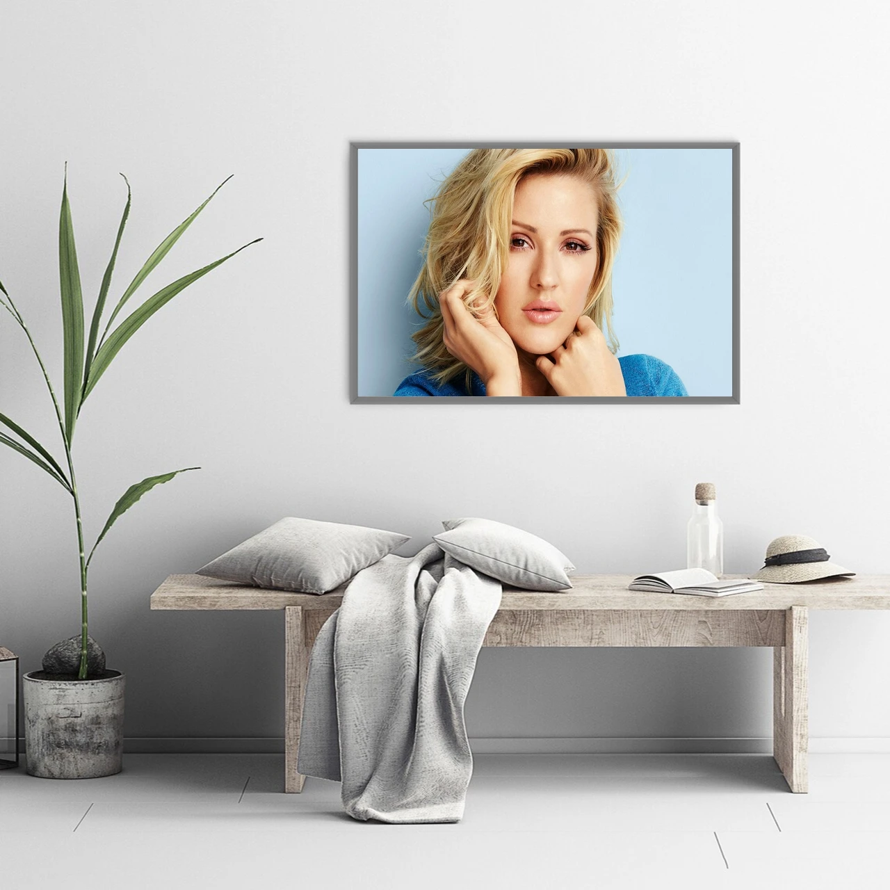 Ellie Goulding Poster Music Singer Star Rapper Art Photo Canvas Album Cover Poster Print Home Decor Wall Painting (No Frame)