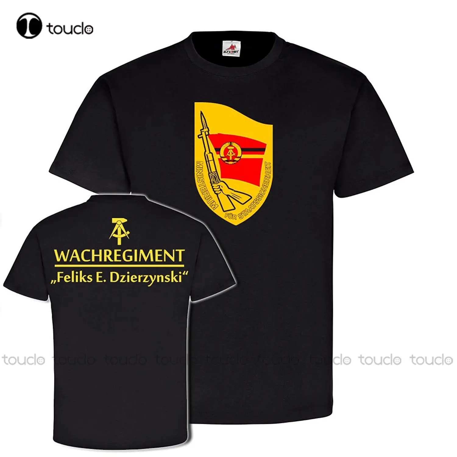 Summer Style Fashion Men Casual Tees Wachregiment Feliks Dzierzynski Gdr Security Stasi Infanterieregiment Berlin Blank T Shirts