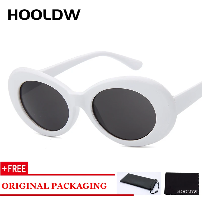 

2020 Vintage Oval Sunglasses Clout Goggle Kurt Cobain Glasses Classic Men Women Round Sun glasses UV400 Eyewear Gafas De Sol