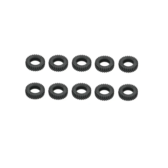 10 Pcs Mini Banden Diameter 10/20/24/32/40/50 Mm Geëmuleerd Banden Zwart micro Wiel Voor Rc Visaas Boot/Rc Simulatie Boot Onderdelen