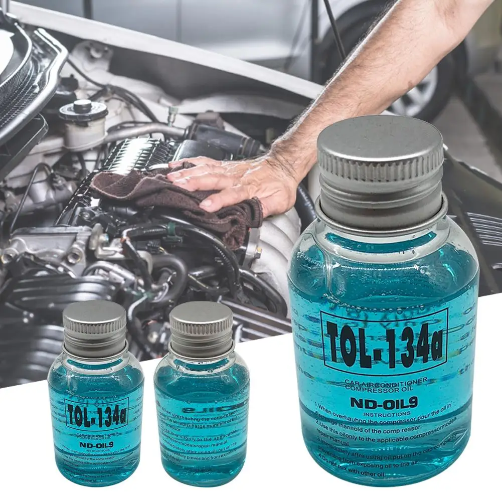Máquina de refrigeración R134A, compresor de aceite para automóvil, camión, autobús, sistema de aire acondicionado automático, aceite de congelación