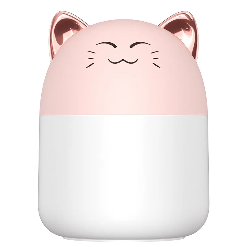 Diffusore di aromaterapia dell'umidificatore dell'aria dell'animale domestico sveglio con il creatore della foschia del nebulizzatore della luce notturna per il diffusore domestico dell'olio essenziale