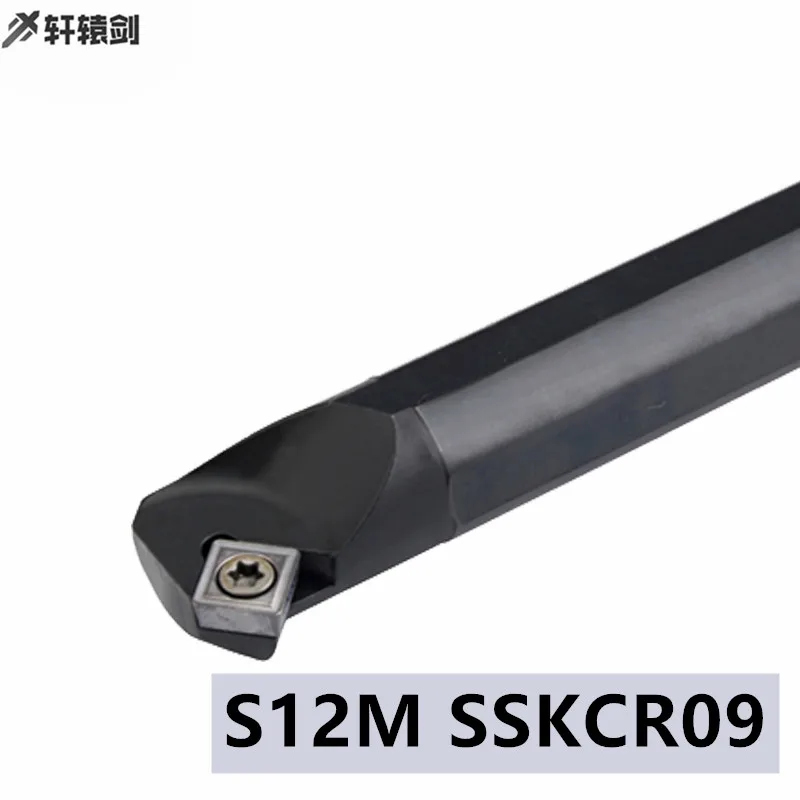Suporte de ferramenta de rotação interna, ferramenta de corte de torno, inserção de carboneto, scmt, s12m sskcr09 sskcl09 s12m sskcr sskcl, 1 peça
