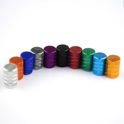 4PCS Valve Caps Universal Dustproof Aluminium Alloy Bicycle Valve Stem Cap Wheel Tire Cap Cover Car Truck Tube Bike Accessories