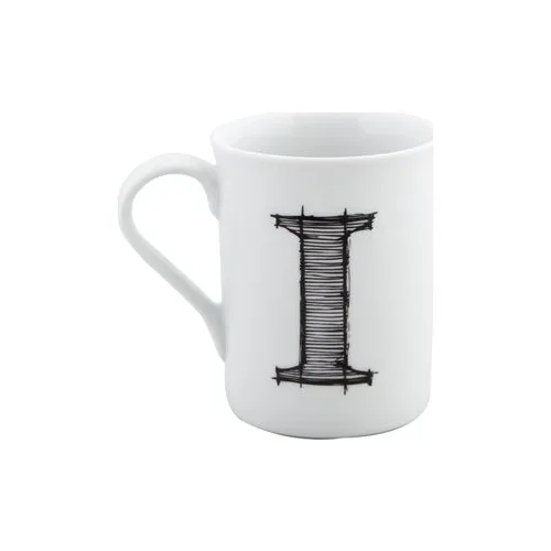 Letter (I) mug 285 cc Tea Coffee Cups Tea Coffee Sets Tea Coffee For Trophy Turkish Tea Cup Set Glass Porcelain Ceramic