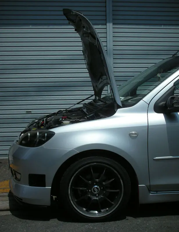 

Капот передний для Mazda DEMIO Nomal DY5W 2002-2007, капот передний, газовые стойки, амортизатор из углеродного волокна
