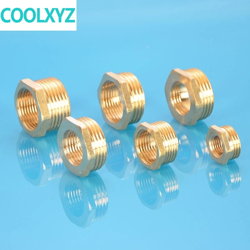 Koper Reducer Gezamenlijke 3/4 In Tot 1/2 In Vullen Core Reducer Adapter 1 Inch Tot Draad Waterleiding Aansluiting Hoofd