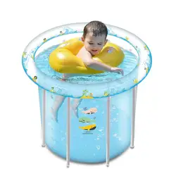 Piscina inflable con marco para bebé, piscina grande sobre el suelo, para interior, para niños