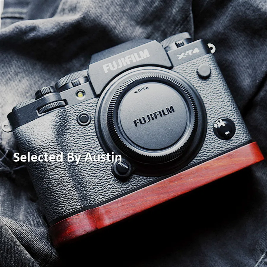 Drewniana płyta podstawowa ściskacz płyta montażowa do statywu FUJI XT4 FUJIFILM X T4