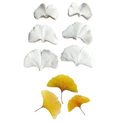 DIY Ginkgo Leaf Jewelry Storage Dish Silicone Mold for Handmade Gift Concrete Resin Clay Sugarcraft Fondant Mould M2161