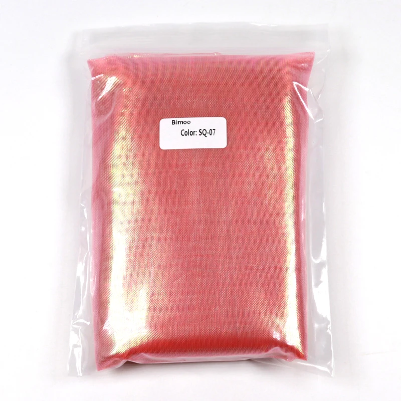 

1 мешок 1MX1.2M DIY Сетка Ткань Новый Кристалл мигающий Голо для кальмара джиг жемчуг зеленый розовый синий желтый синий цвет