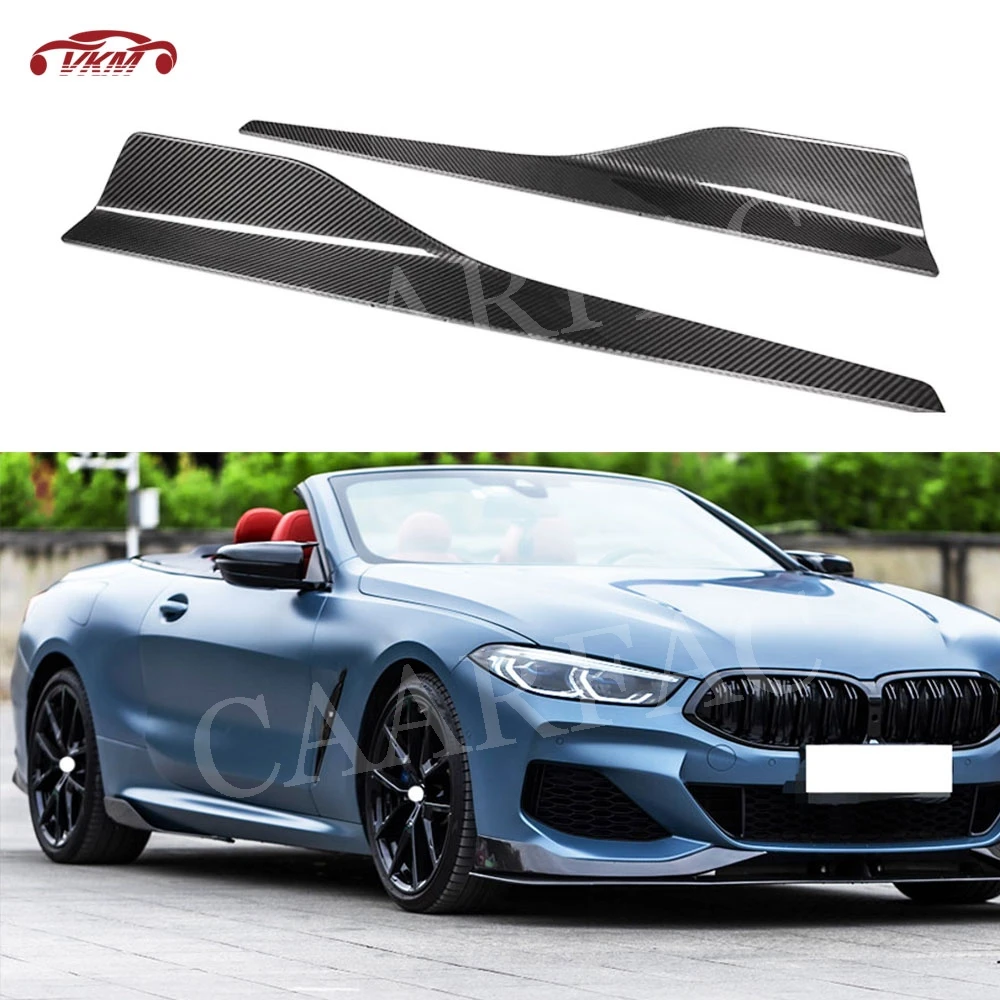 

Carbon Fiber Material Side Bumper Skirts Splitters Car Protect For BMW 8 Series G14 G15 G16 M Sport 2018-2020