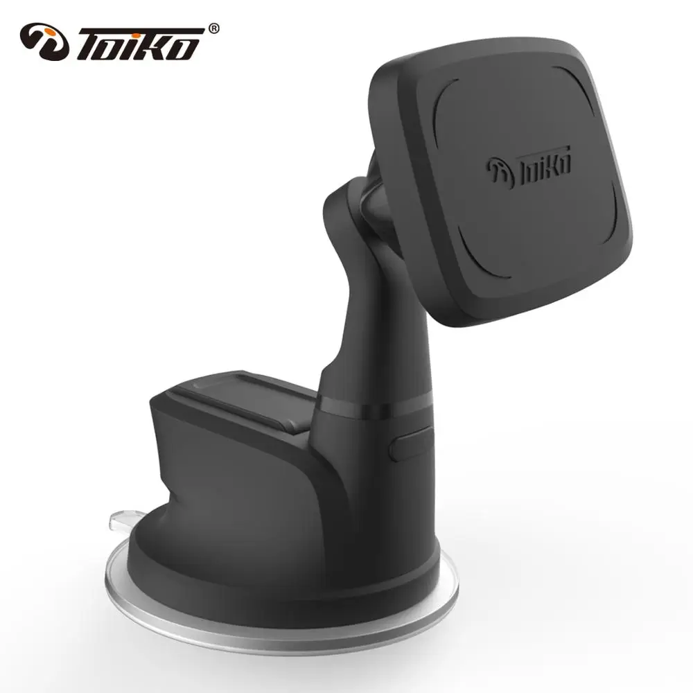 TOIKO Suction Cup Windshield Dashboard Magnetic Car Phone Holder for iPhone Smartphone Rotatable Mount Stand Universal TK-DW1