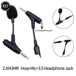 Convenient Mini Lavalier Microphone Metal Condenser Microphones for Mobile Phone Recording Studio Streaming Karaoke Youtube