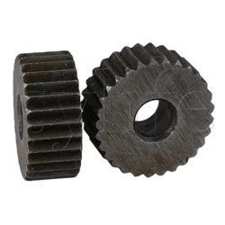 2 x Durable Steel Single Straight Coarse Linear Knurling Wheel 2mm Pitch