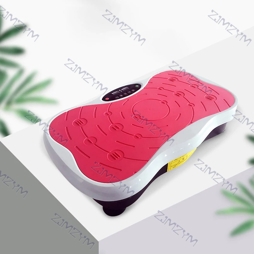 120KG Slim Vibration Machine Plate Platform Exercise Fitness Trainer Fat Burning Shaking Body Shaper with Remote Control 220V
