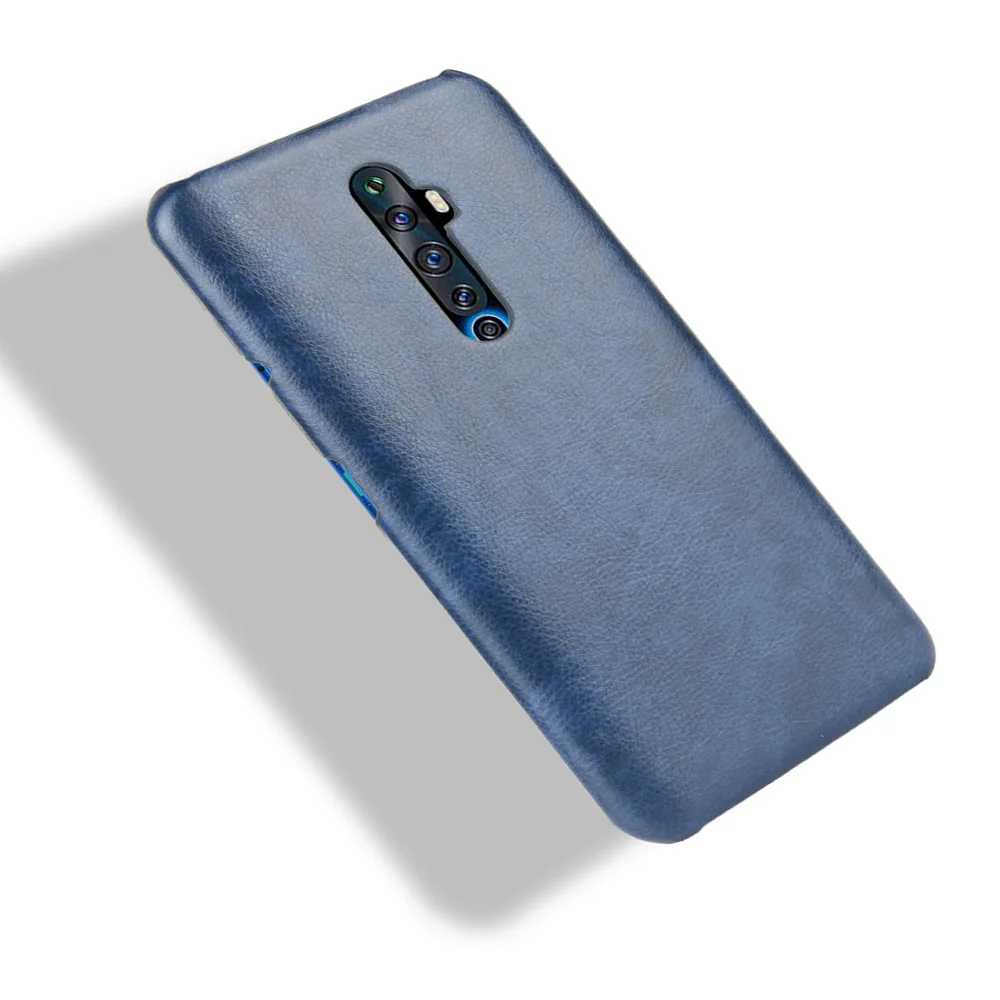 Oppo Reno2 Z Case OPPO Reno 2Z CPH1945 Retro PU Leather Litchi pattern Skin Hard Back Cover For Oppo Reno 2 Z CPH1951 Phone Case