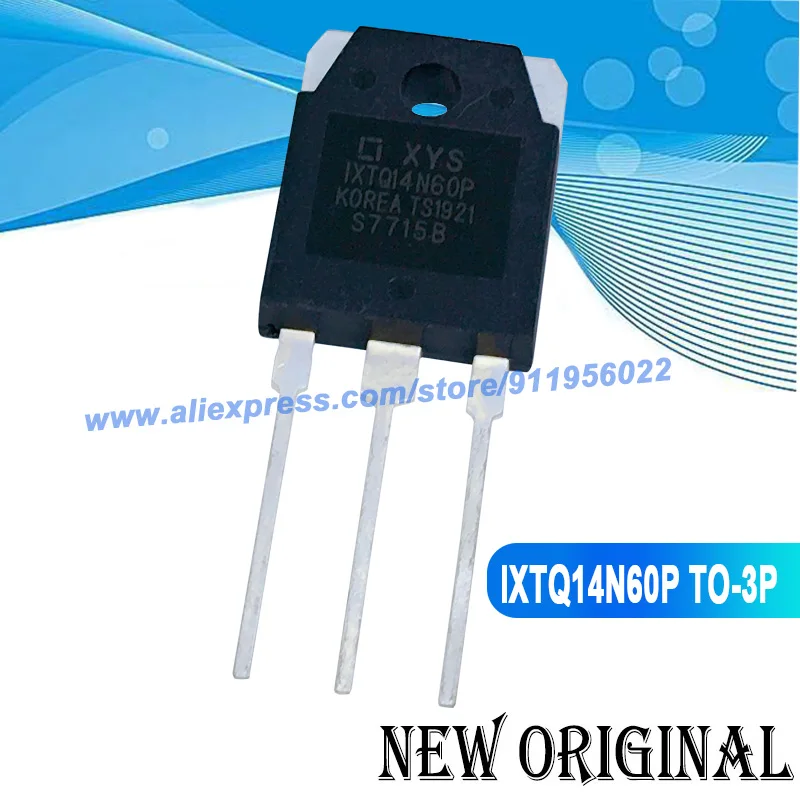 (5 Pieces) IXTQ14N60P 600V 14A / C4237 2SC4237 1200V 10A / G20IH125DF STGWT20IH125DF 1250V 20A / TGAN60N60F2DS 60N60F2DS TO-3P