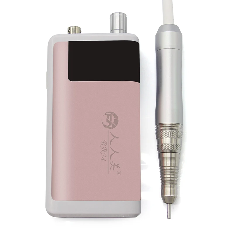 

RRM-02 Brushless micro motor rechargeable portable nail drill machine 35000rpm