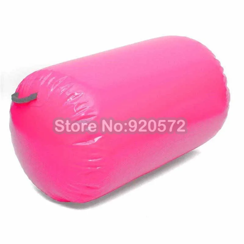 

Free Shipping 100x60cm Hand Made Pink Inflatable Barrels Air Roller For Body Exercise For Home Edition