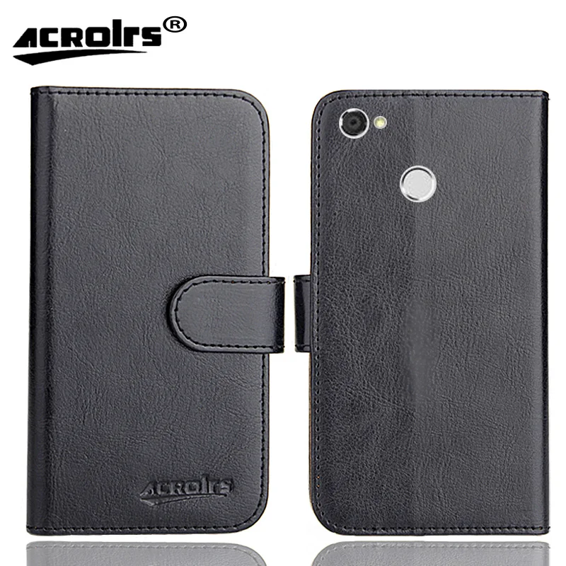 

ZTE Blade A6 Case 5.2" 6 Colors Flip Soft Leather Crazy Horse Phone Cover Stand Function Cases Credit Card Wallet