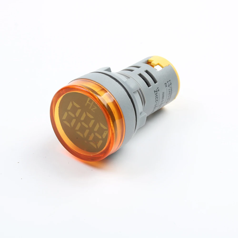 Digital Display Electricity Hertz Meter Frequency Meter Indicator Light AC Meter Red Combo Tester 0-99 Hz Blue White Green