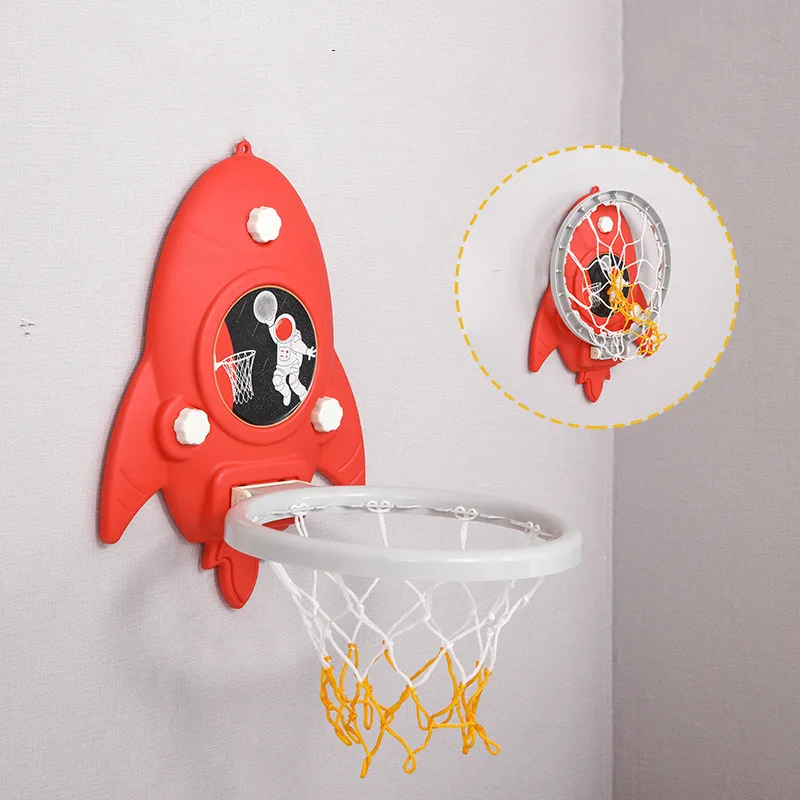 Children Basketball Toy Stand Punch-free Wall-mounted Household Simple Suction Cup Can Be Raised Lowered Infant Indoor Mini Hoop