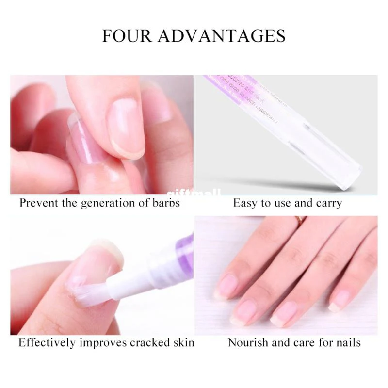 5ml Nail Nutrition Oil Pen Nail Cuticle Revitalizer Oil Prevent Agnail Nail Polish Nourish Skin Protector TSLM2