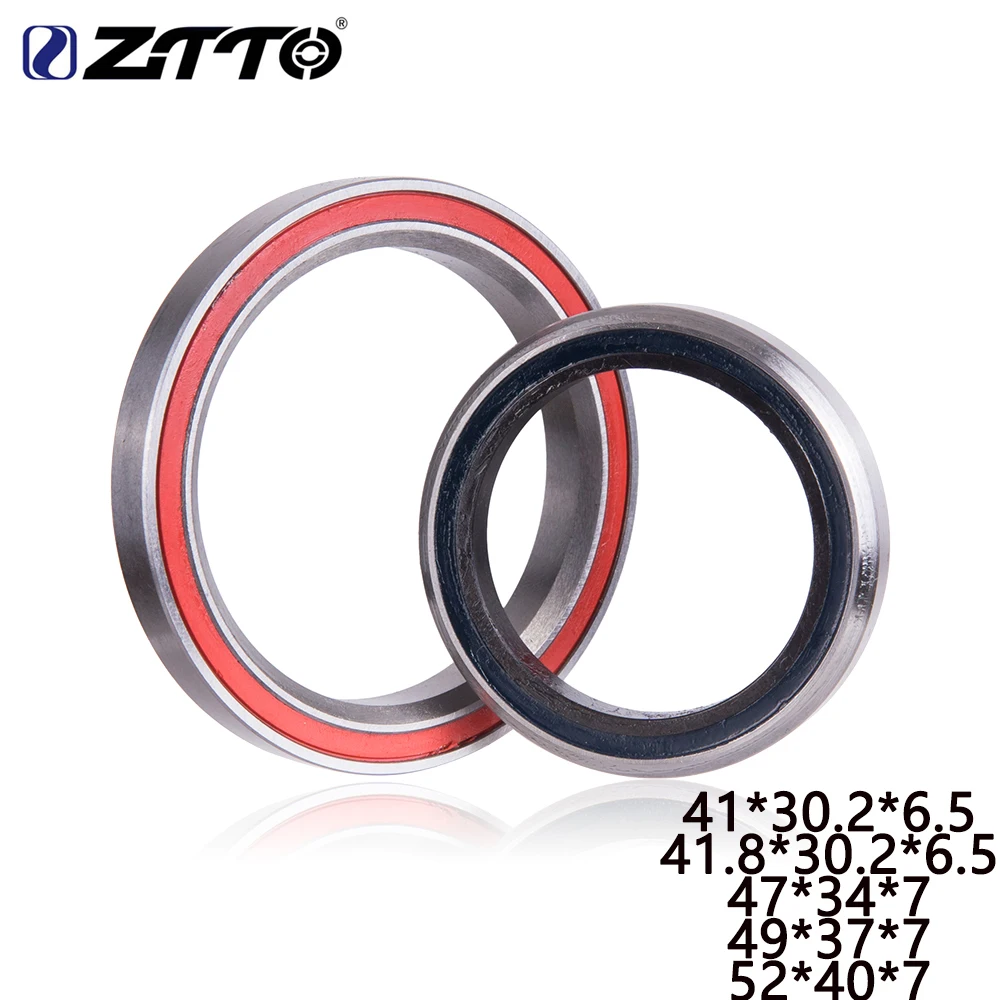 ZTTO Bicycle Headset Bearing MTB Steering Bearings Repair Parts Steel For 28.6mm 44mm 30mm 40mm Mountain Bike 41 41.8 47 49 52mm